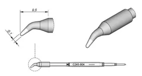Cartridge Bent Ø 1.0-10PK