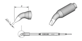 Cartridge Bent 2.2 x 1.0-10PK