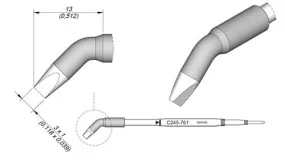 Cartridge Bent 3.0 x 1.0-10PK