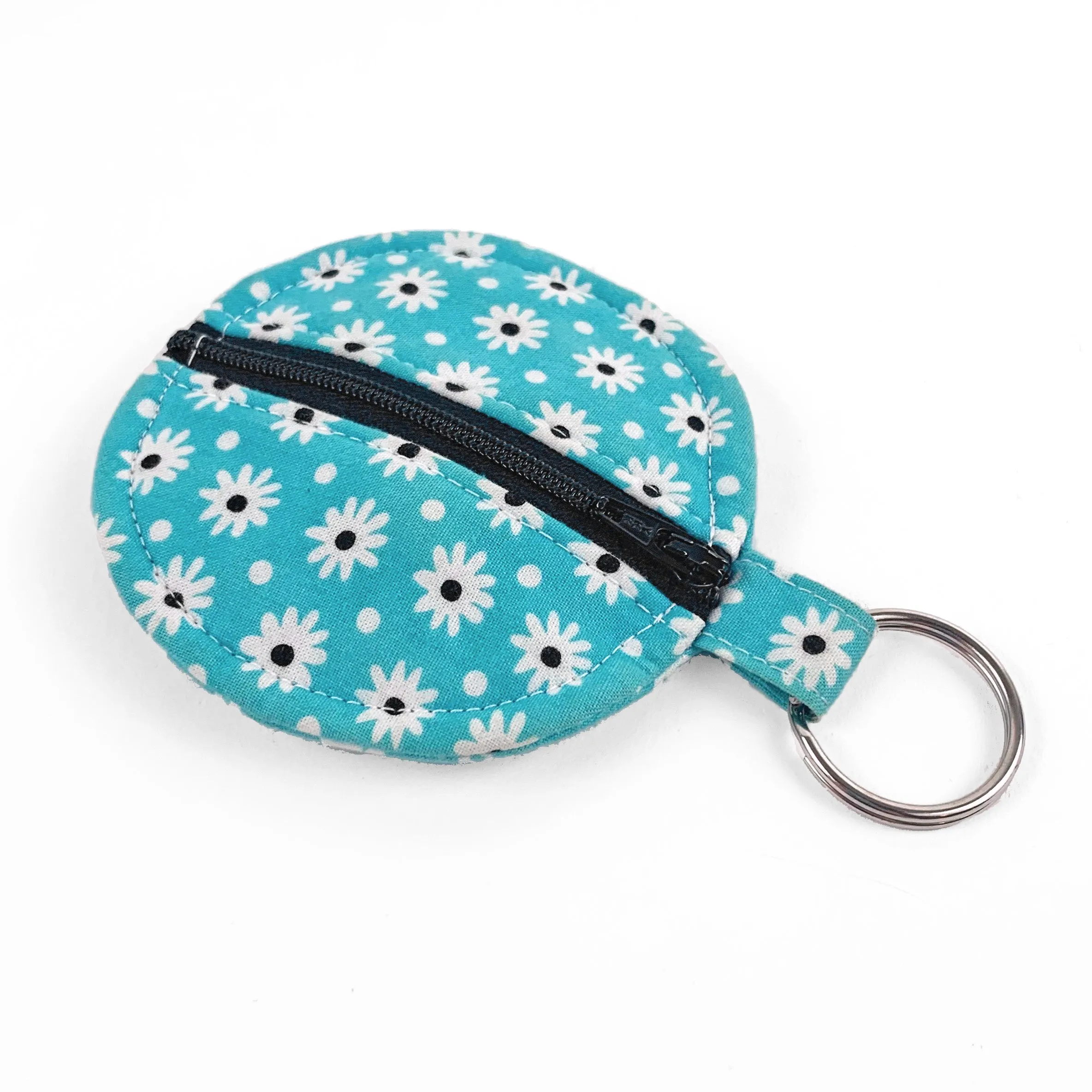 Circle Zip Earbud Pouch Sewing Pattern