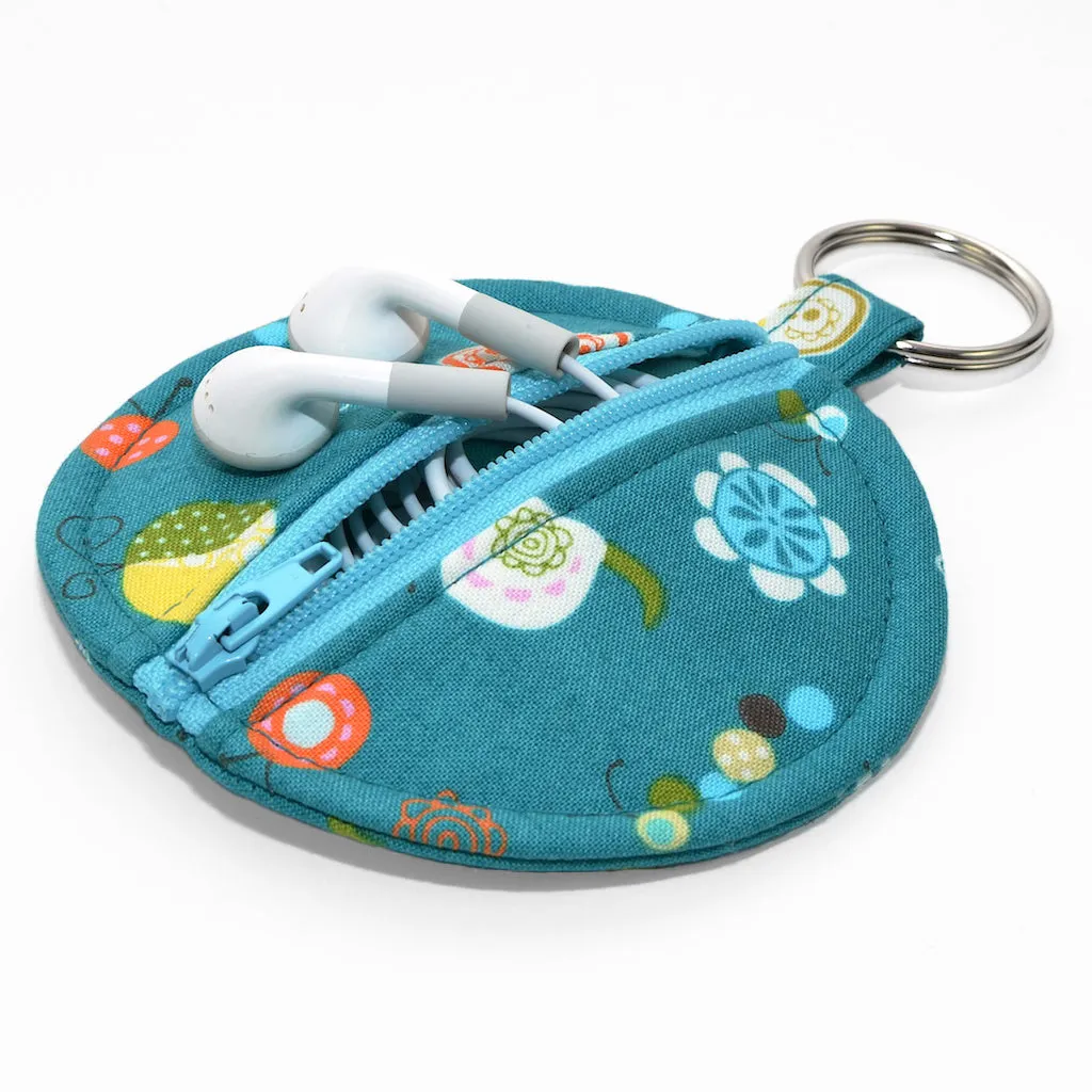 Circle Zip Earbud Pouch Sewing Pattern