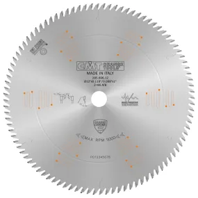 CMT Orange Chrome Ultra Finish Cross Cutting Blade 12" x T96 ATB (1/8" Full Kerf)