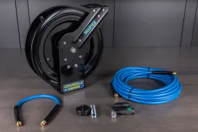 Compressed Air Hose Reel Kit - Gloss Black