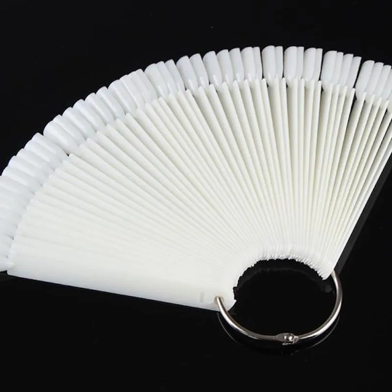 Display Key Ring - Square Tips 50ct (Natural/Clear/Black)