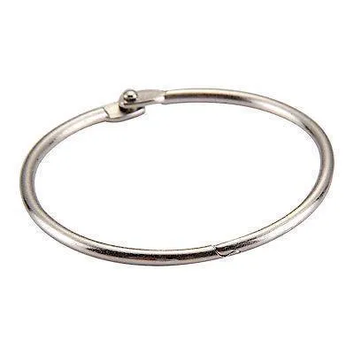 Display Key Ring - Square Tips 50ct (Natural/Clear/Black)