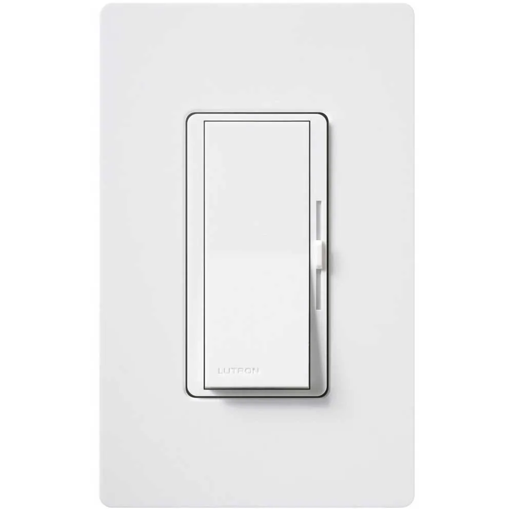 Diva LED  Dimmer Switch, 150-Watt, Single Pole or 3-Way, White