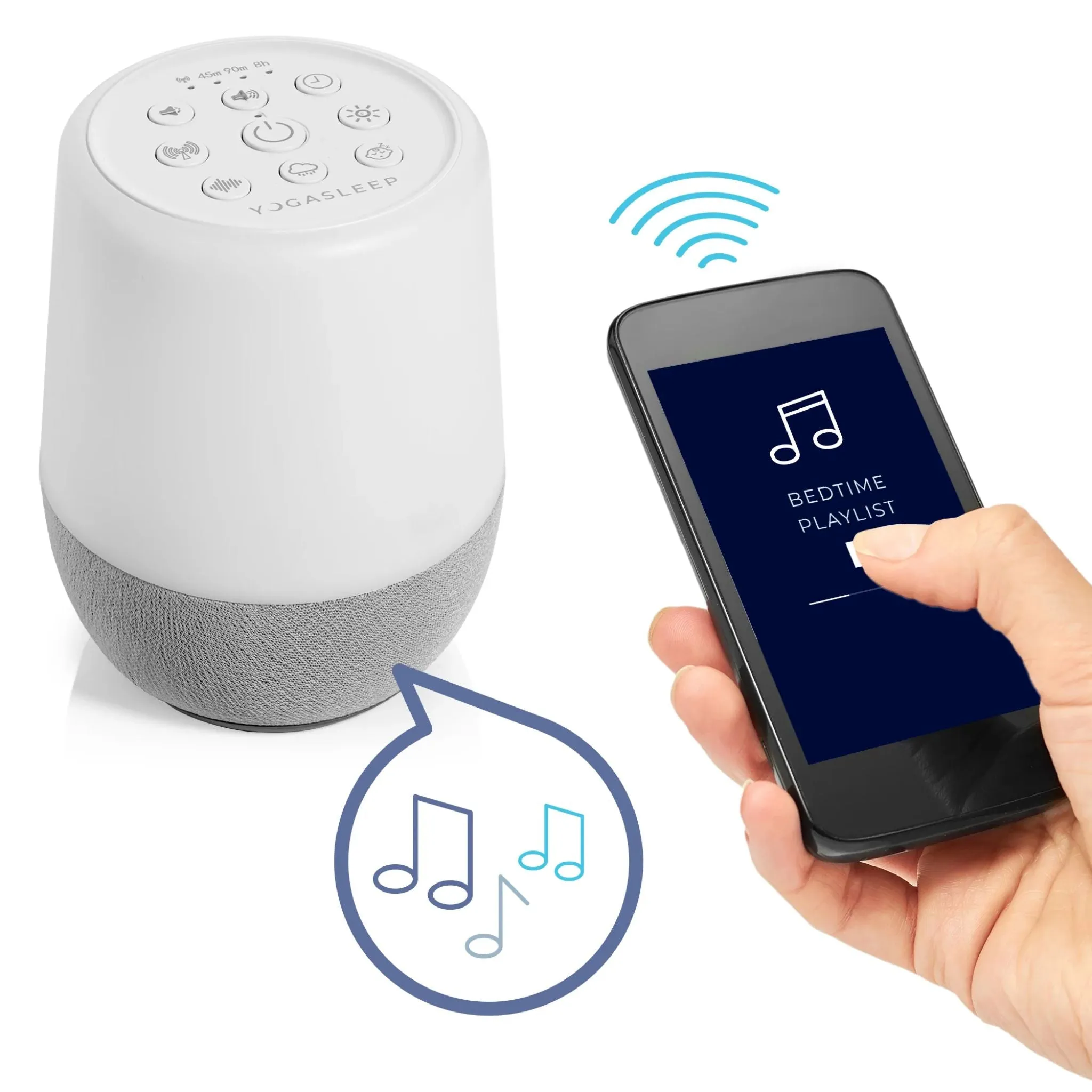 Duet  White Noise Machine with Night Light and Wireless Speaker - TAA Version