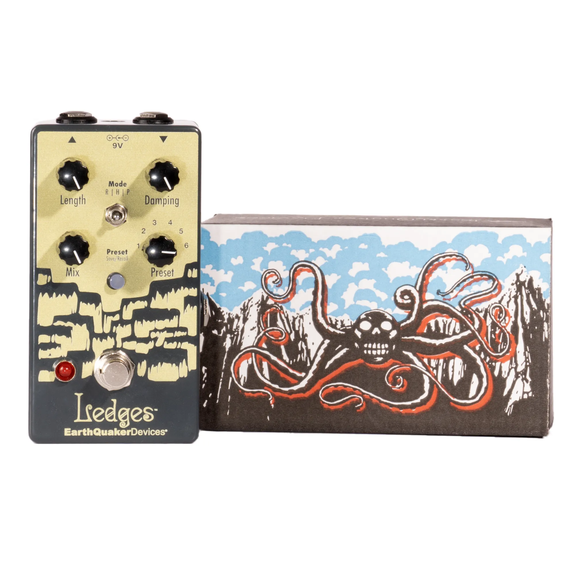 EarthQuaker Devices Ledges Tri-Dimensional Reverberation Machine Effect Pedal