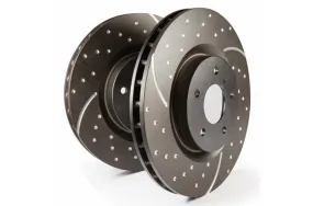 EBC 2017  Tesla Model 3 Electric RWD USR Slotted Rear Rotors (ebcUSR7832)