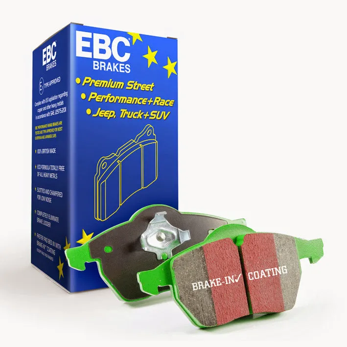 EBC Brakes DP61742 6000 Series Greenstuff Truck/SUV Brakes Disc Pads; FMSI Pad No. D1092;
