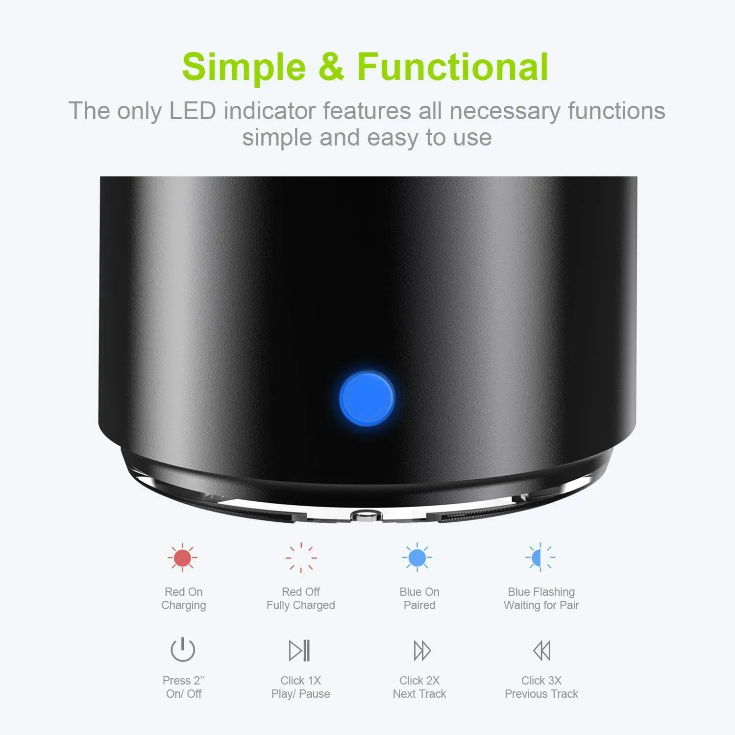 EWA A106 Pro  Waterproof Bluetooth Speaker with Bass