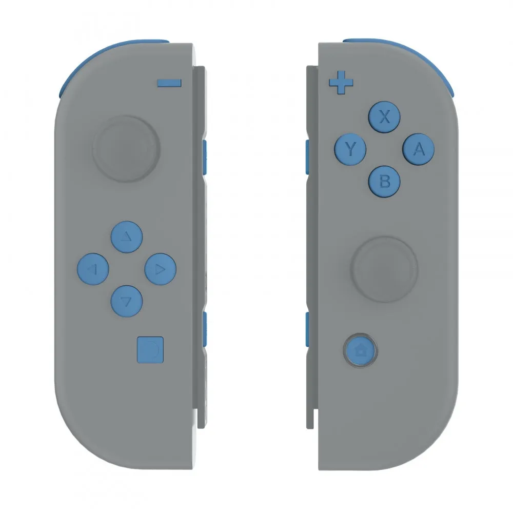 eXtremeRate Airforce Blue Replacement ABXY Direction Keys SR SL L R ZR ZL Trigger Buttons Springs, Full Set Buttons Repair Kits with Tools for NS Switch JoyCon & OLED JoyCon - JoyCon Shell NOT Included - AJ224