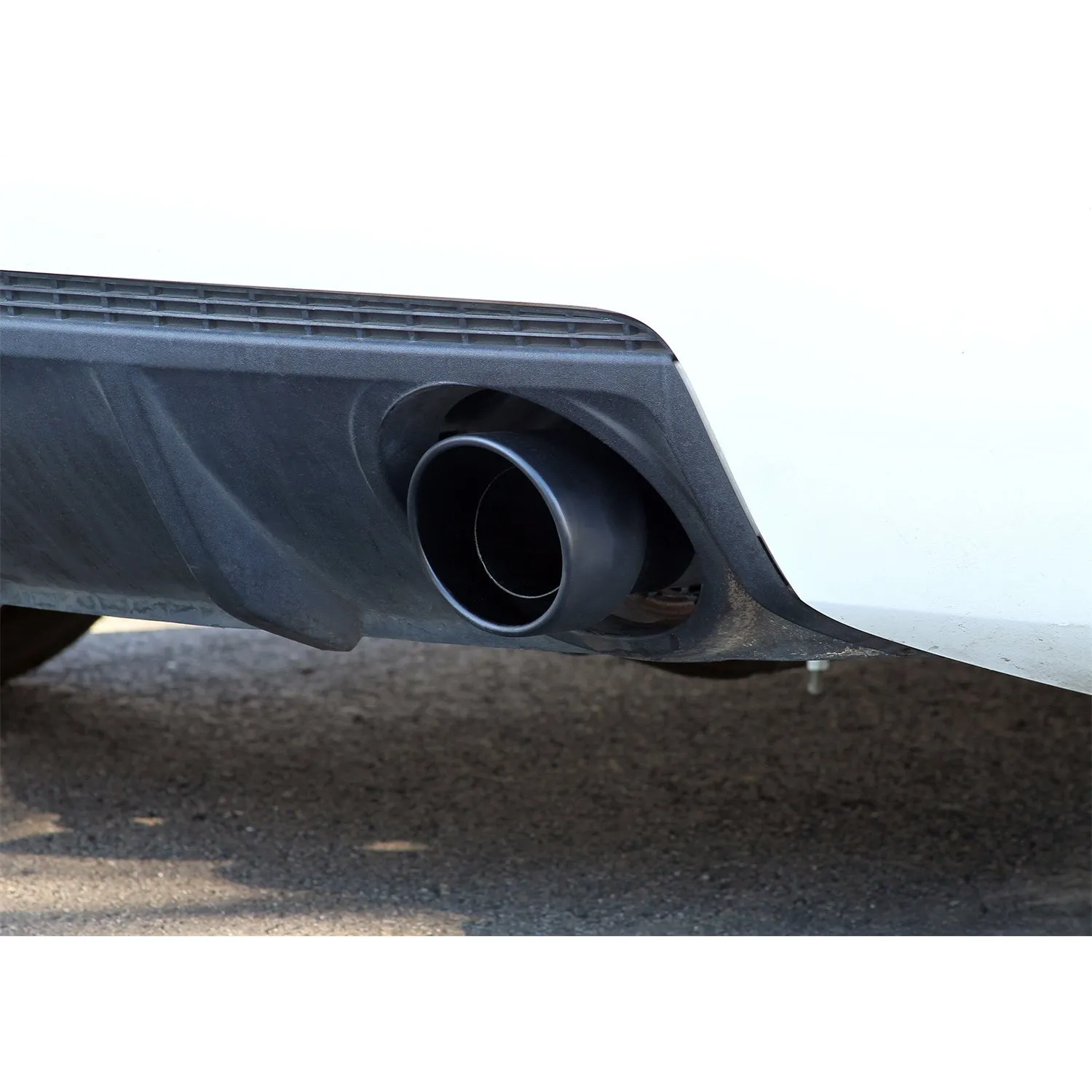 Flowmaster FlowFX Axle-Back Exhaust System - 3 in Diameter - Dual Rear Exit - 4.5 in Black Ceramic Tips - Stainless - Chevy Camaro 2010-15