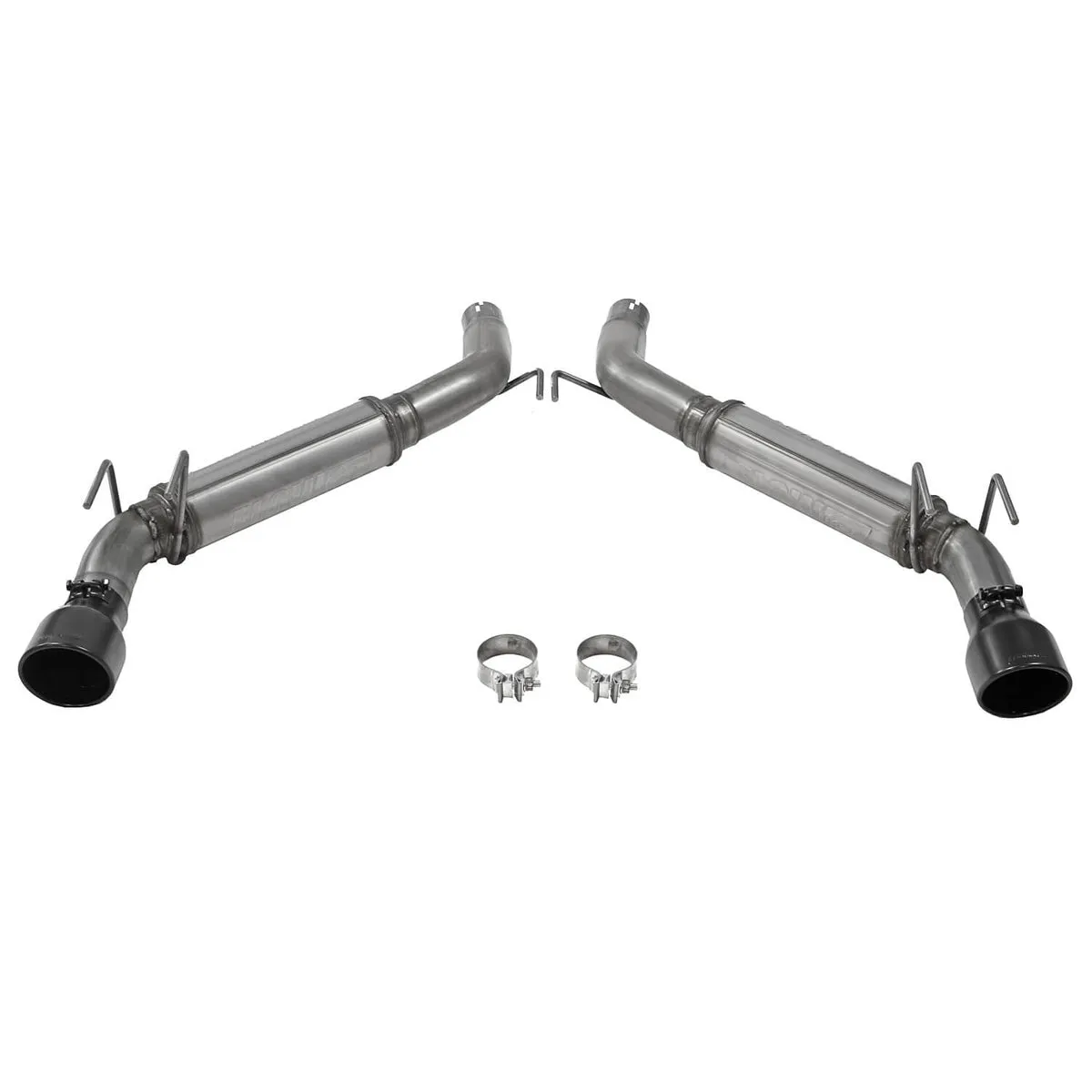 Flowmaster FlowFX Axle-Back Exhaust System - 3 in Diameter - Dual Rear Exit - 4.5 in Black Ceramic Tips - Stainless - Chevy Camaro 2010-15
