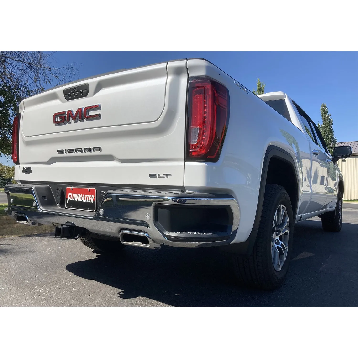 Flowmaster FlowFX Cat-Back Exhaust System - 3-1/2 in Diameter - Dual Rear Exit - Stainless - GM Fullsize Truck 2019-21