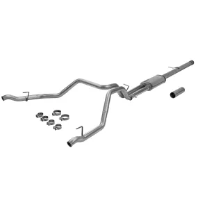 Flowmaster FlowFX Cat-Back Exhaust System - 3-1/2 in Diameter - Dual Rear Exit - Stainless - GM Fullsize Truck 2019-21
