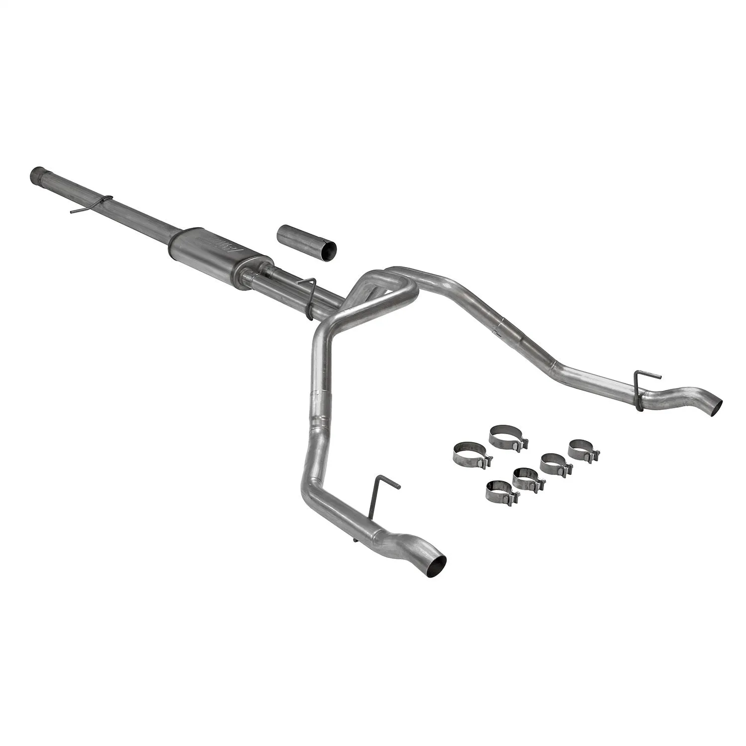Flowmaster FlowFX Cat-Back Exhaust System - 3-1/2 in Diameter - Dual Rear Exit - Stainless - GM Fullsize Truck 2019-21