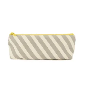 Fluf Pencil Case - Grey Stripe