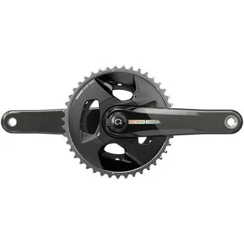 Force AXS Wide Power Meter Bicycle Crankset - 175mm, 2x 12-Speed, 43/30t, 94 BCD, DUB Spindle Interface, Iridescent Gray, D2