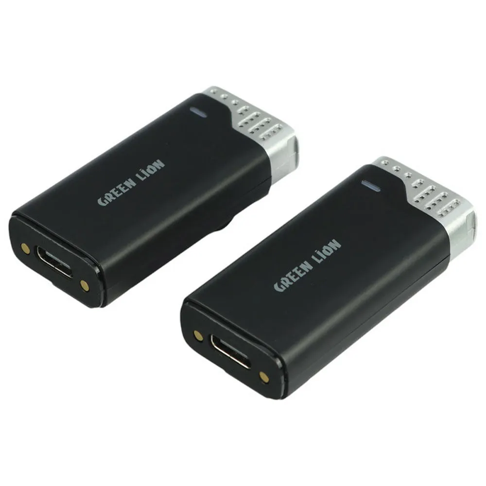 Green Lion GN3IN1MIC360D 3in1 2.4GHz Dual Channel Wireless Microphone System - Black