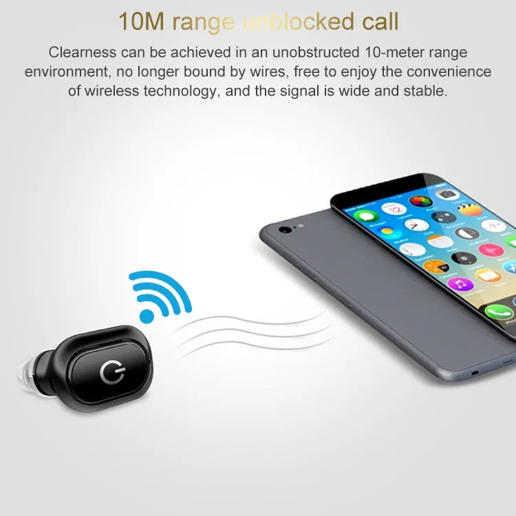 H58 Discreet Bluetooth Earbud with Noise Cancellation and Extended Battery Life