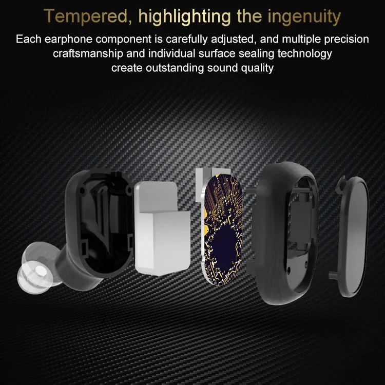 H58 Discreet Bluetooth Earbud with Noise Cancellation and Extended Battery Life