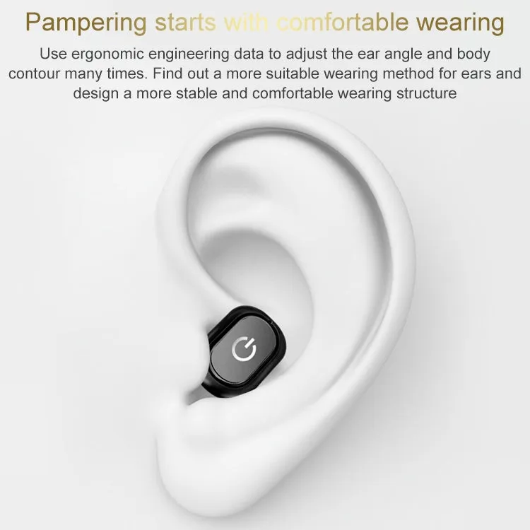 H58 Discreet Bluetooth Earbud with Noise Cancellation and Extended Battery Life