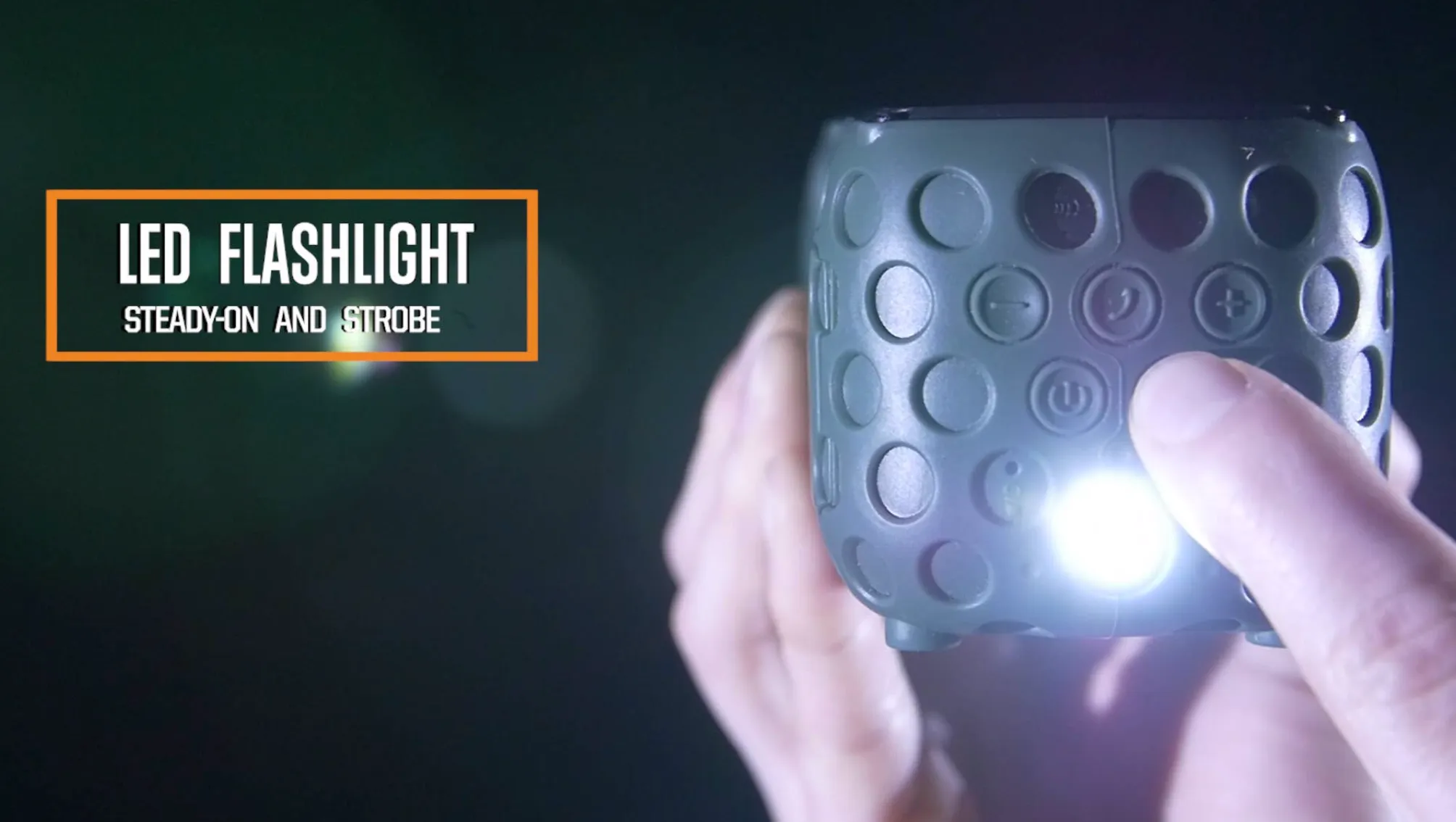 Humvee Portable Solar Powered Bluetooth Speaker