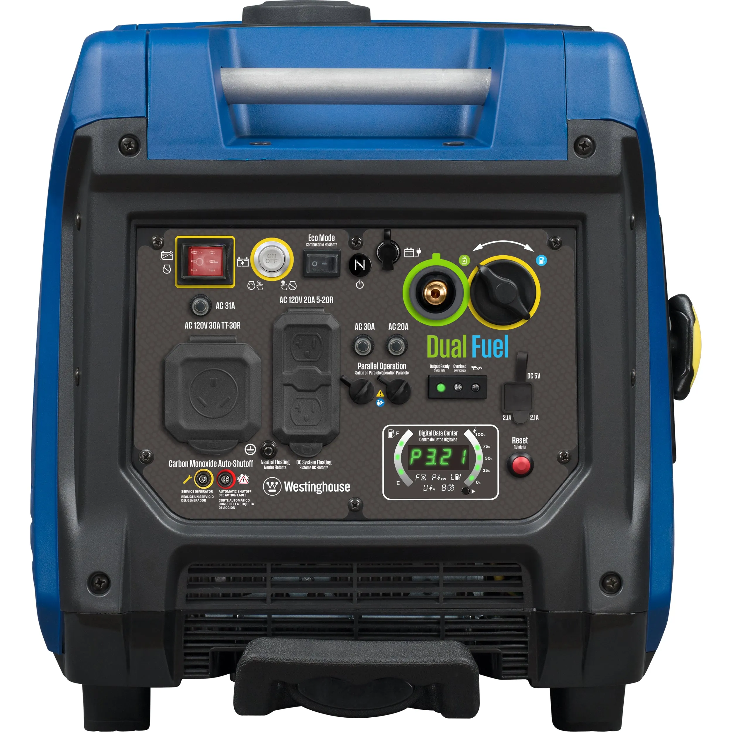 iGen5000DFc Inverter Generator Dual Fuel with CO Sensor