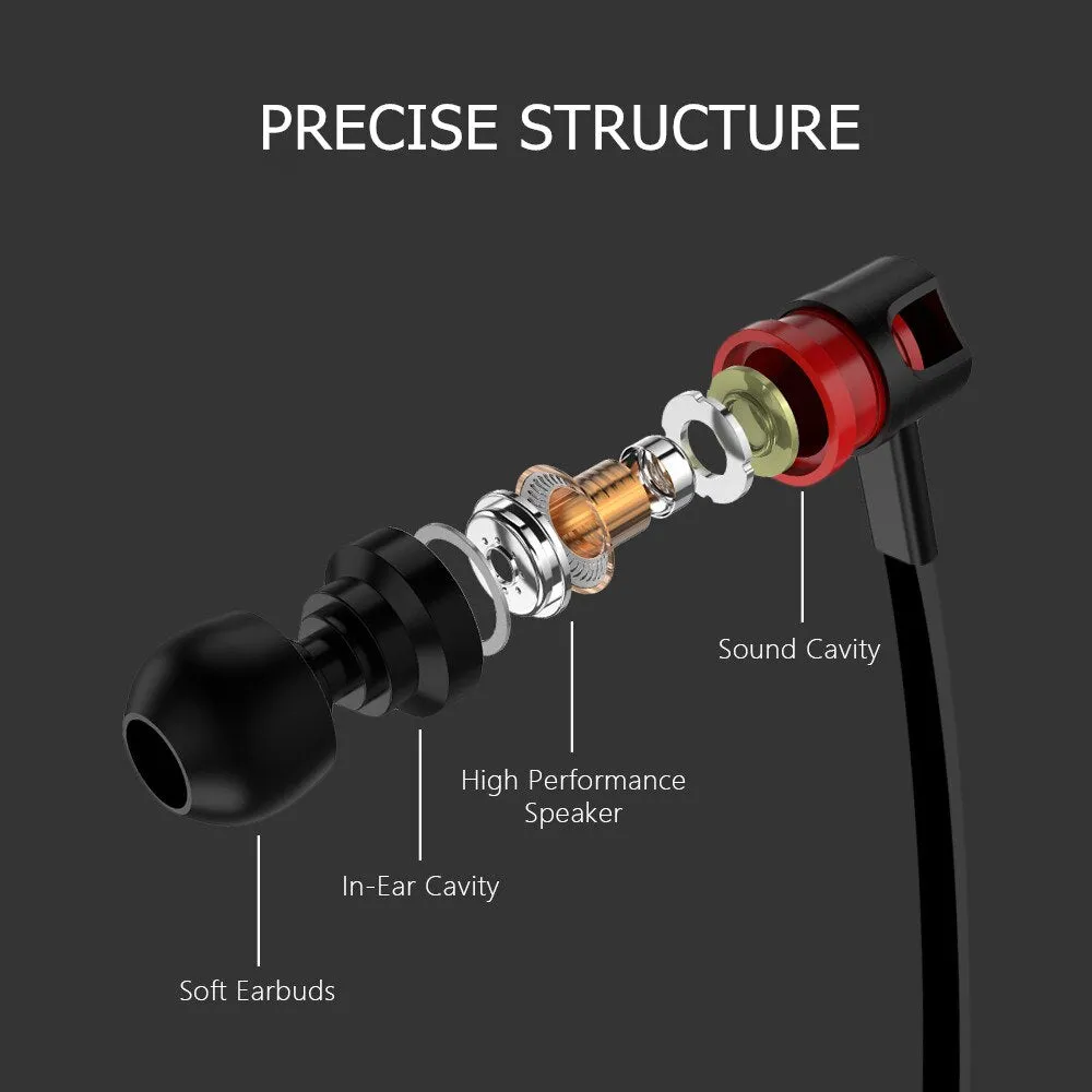 In-ear Wired Earphone For Phone In Ear Sport Headset Stereo Earbuds Handsfree Mic Earphones For Iphone 7 X Samsung Xiaomi Huawei