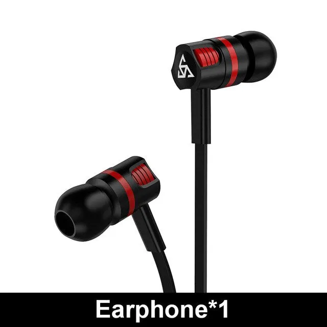 In-ear Wired Earphone For Phone In Ear Sport Headset Stereo Earbuds Handsfree Mic Earphones For Iphone 7 X Samsung Xiaomi Huawei