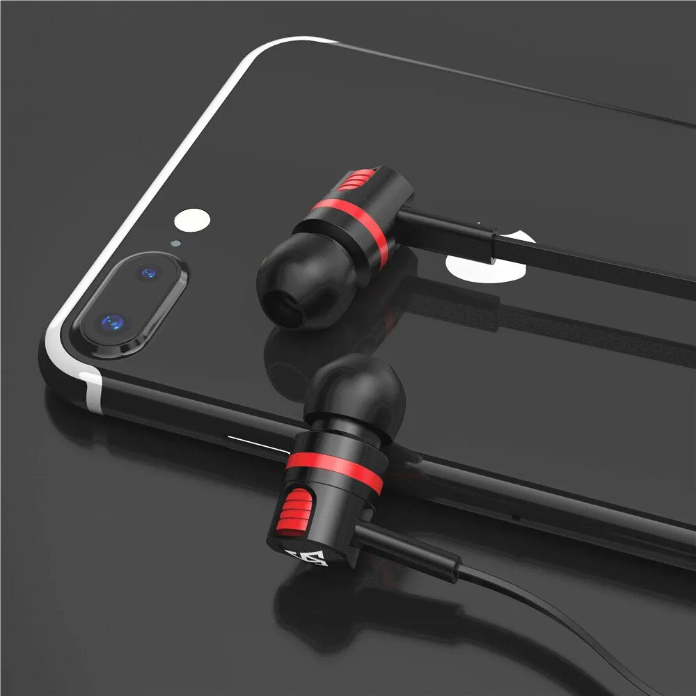 In-ear Wired Earphone For Phone In Ear Sport Headset Stereo Earbuds Handsfree Mic Earphones For Iphone 7 X Samsung Xiaomi Huawei