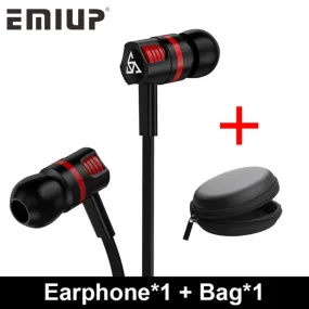 In-ear Wired Earphone For Phone In Ear Sport Headset Stereo Earbuds Handsfree Mic Earphones For Iphone 7 X Samsung Xiaomi Huawei
