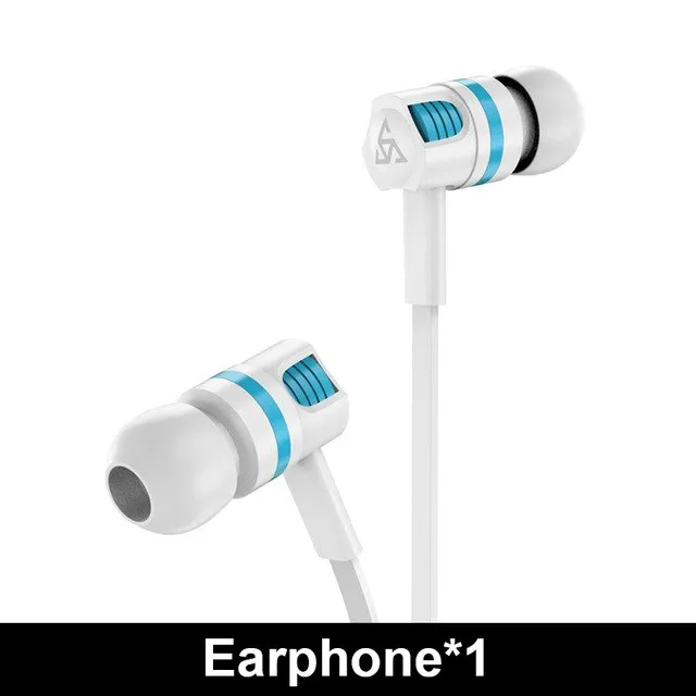 In-ear Wired Earphone For Phone In Ear Sport Headset Stereo Earbuds Handsfree Mic Earphones For Iphone 7 X Samsung Xiaomi Huawei