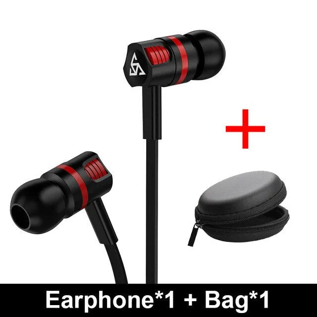 In-ear Wired Earphone For Phone In Ear Sport Headset Stereo Earbuds Handsfree Mic Earphones For Iphone 7 X Samsung Xiaomi Huawei