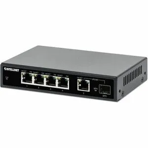Intellinet 5-Port Gigabit Ethernet PoE  Switch with SFP Port