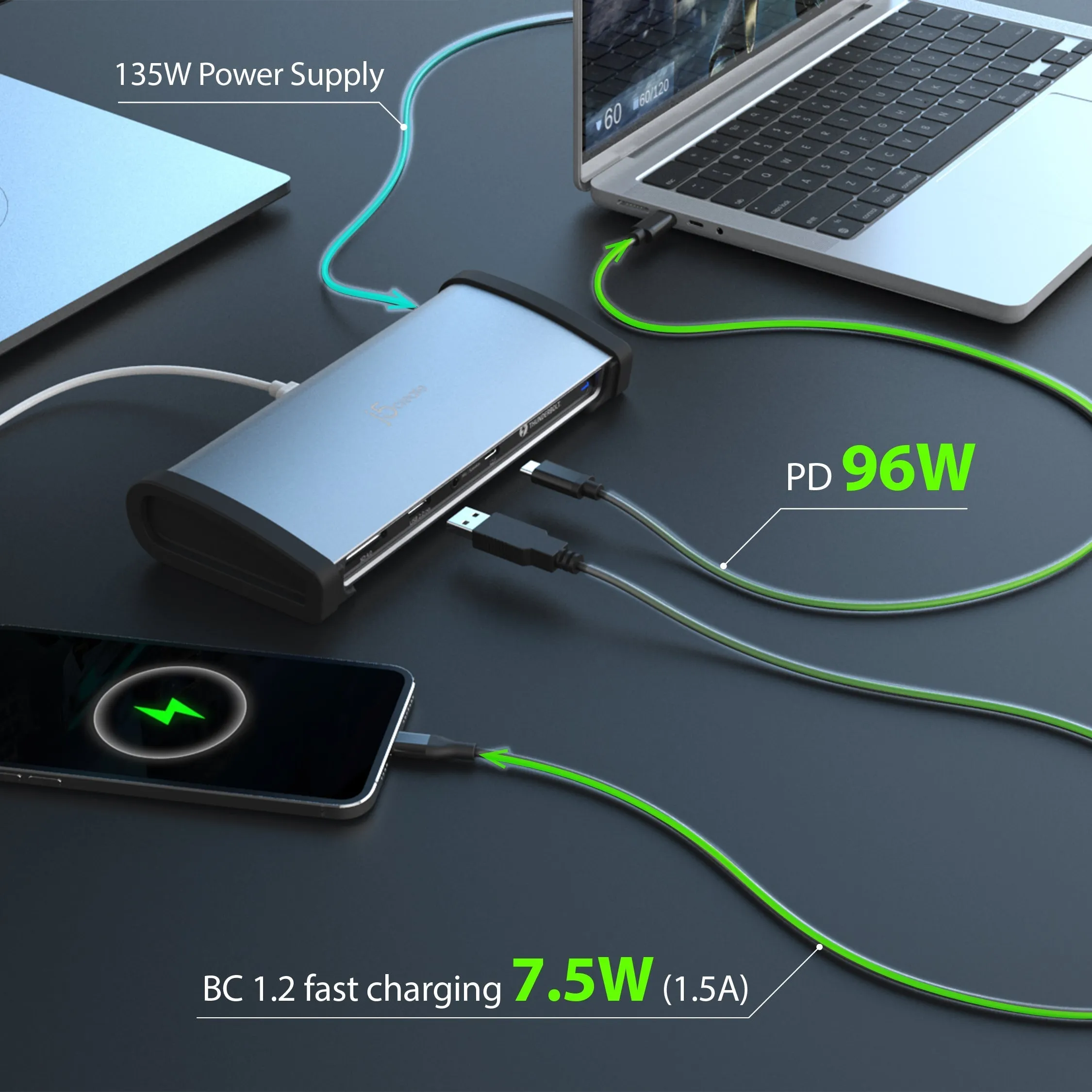 j5create 8K Thunderbolt™ 4 Docking Station