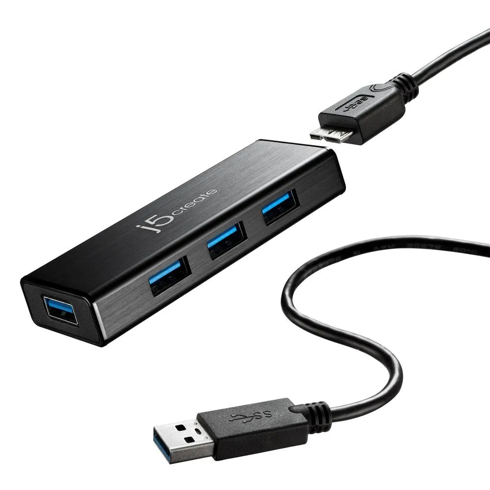 j5create JUH340 USB 3.0 4-Port Hub
