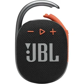 JBL Clip 4 Portable Bluetooth Speaker  Compact, Durable and Versatile Sound - Black/Orange