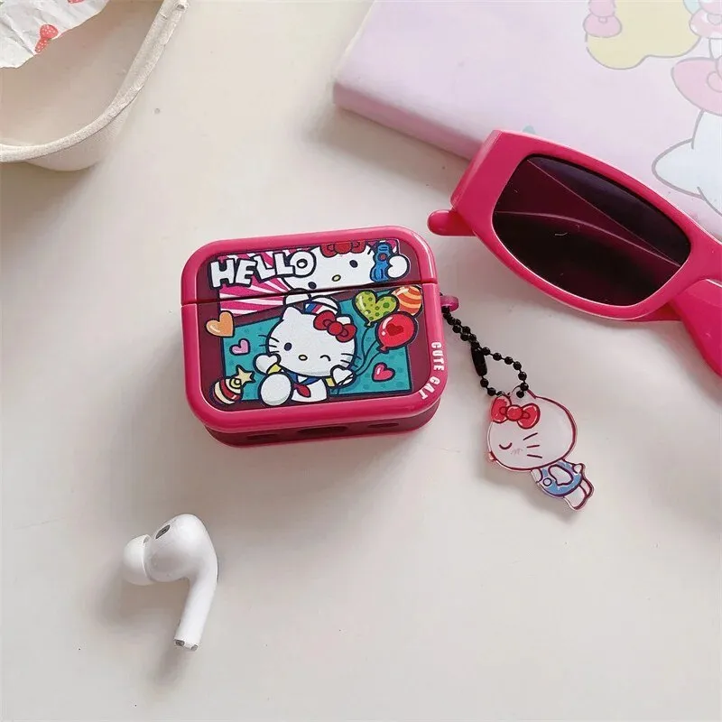 Kawaii Hello Kitty Cartoon AirPods Case