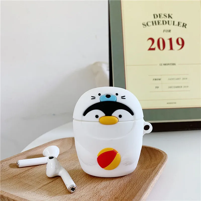 Kawaii Penguin & Seal AirPods Case (1&2)