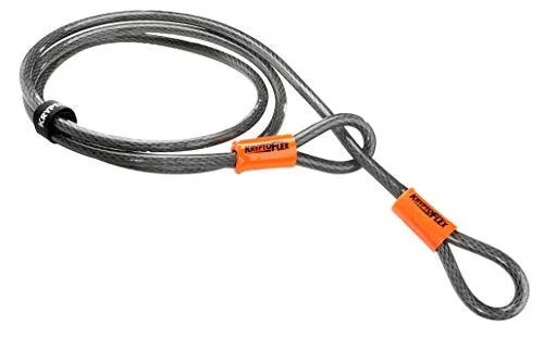 Kryptonite KryptoLok Series 2 Standard Heavy Duty Bicycle U Lock with 4ft Flex Bike Cable