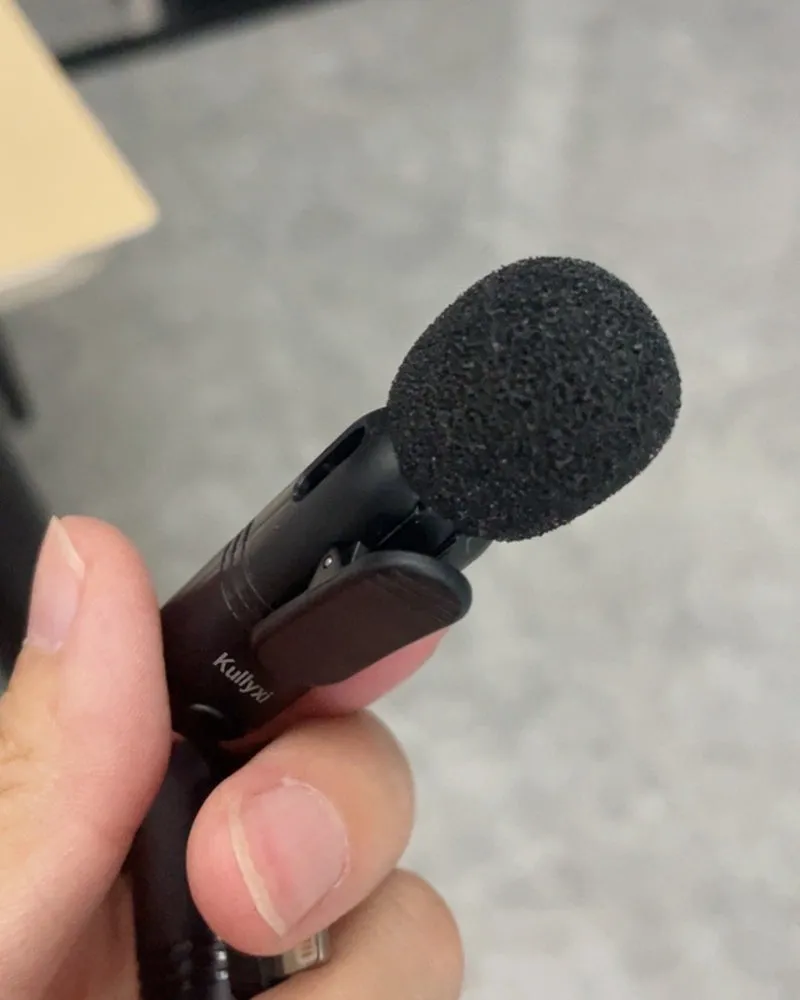 Kullyxi Wireless Mini Lavalier Lapel Microphon Long Working Time