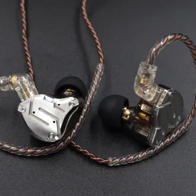 KZ ZS10 Pro Gold Earphones: Hybrid 10 Drivers HIFI Bass Earbuds for Exceptional Sound Experience