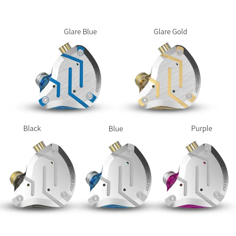 KZ ZS10 Pro Metal Headset 4BA 1DD Hybrid 10 drivers HIFI Bass Earbuds In Ear Monitor Headphones