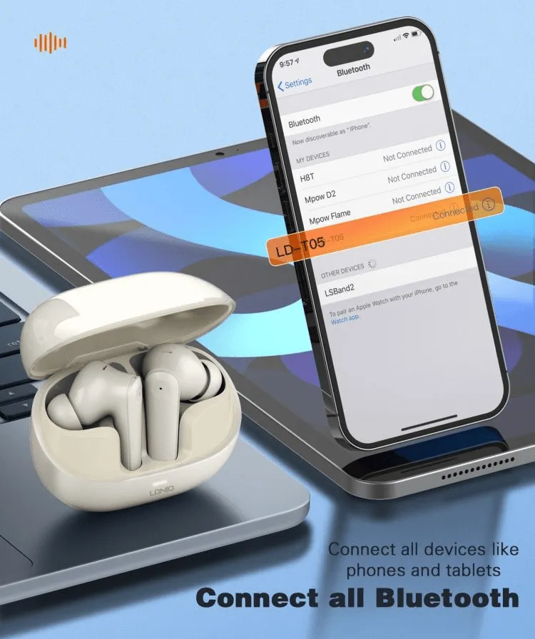 Ldnio Bass Boost Wireless Earbuds - T05