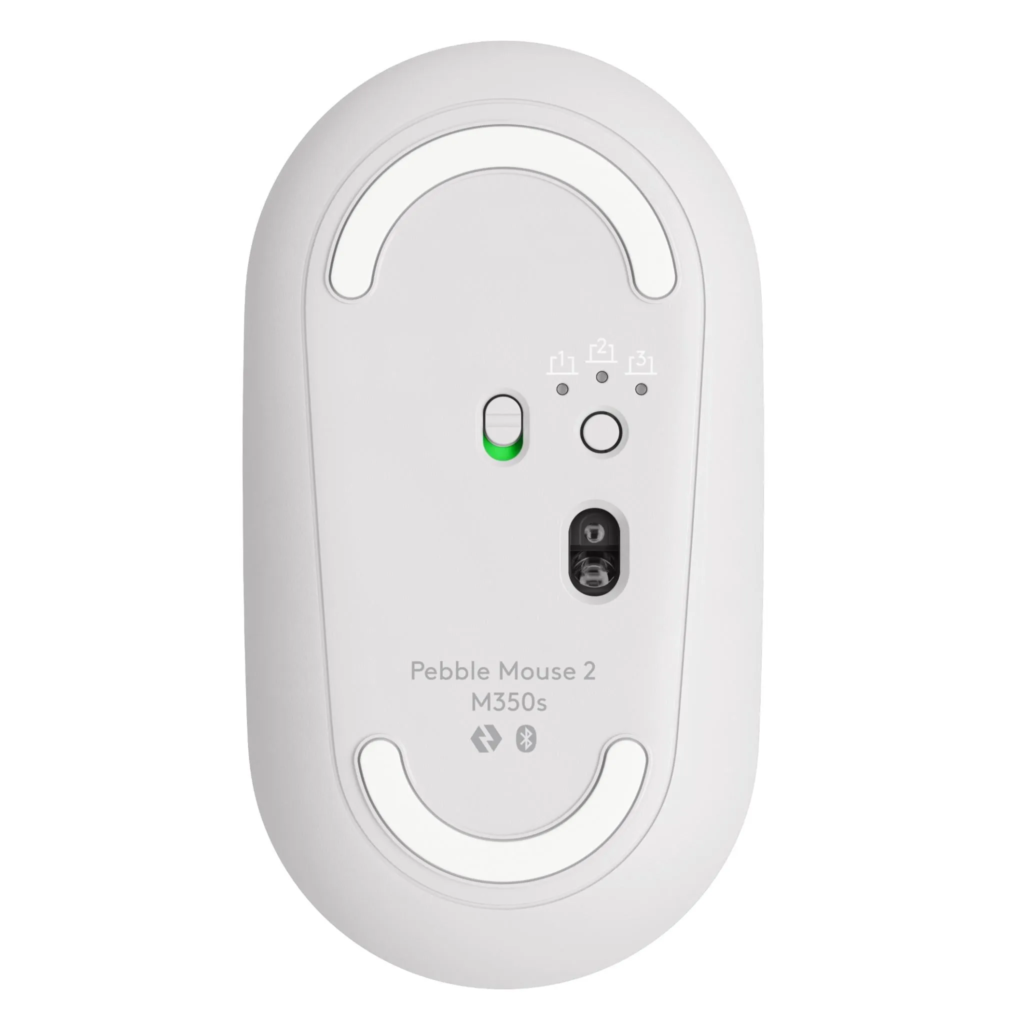 Logitech M350S Pebble 2 Wireless Mouse (White)