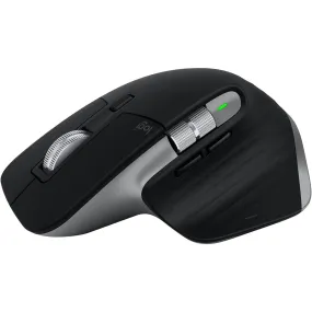Logitech MX Master 3S for Mac - Wireless Bluetooth Mouse, Ultra-Fast Scrolling, 8K DPI, Quiet Clicks, Track on Glass, Customizable, USB-C, Space Grey