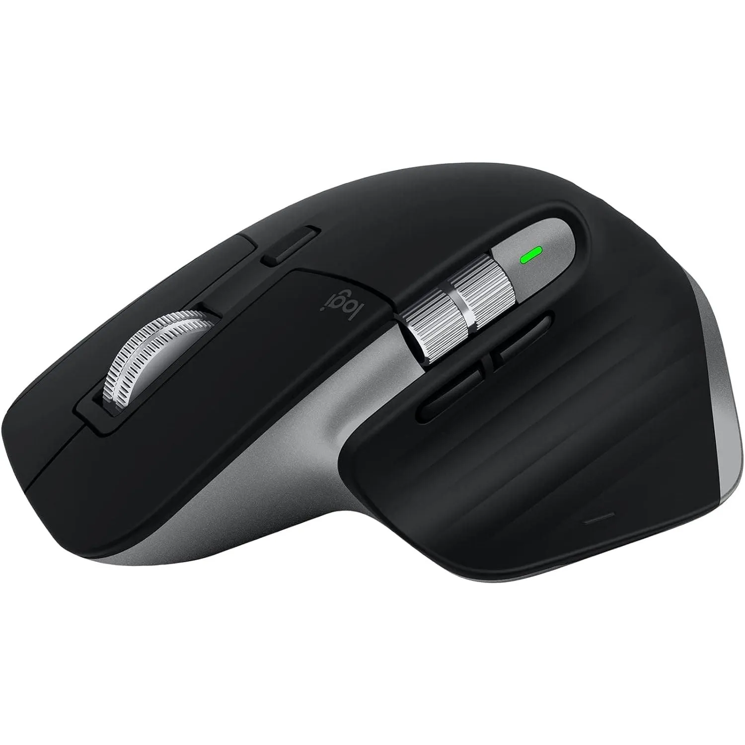 Logitech MX Master 3S for Mac - Wireless Bluetooth Mouse, Ultra-Fast Scrolling, 8K DPI, Quiet Clicks, Track on Glass, Customizable, USB-C, Space Grey