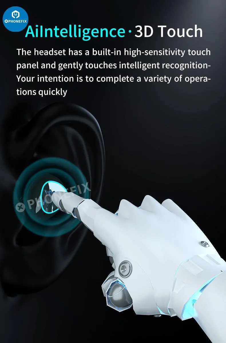 M10 TWS LED Bluetooth Waterproof Earphones 9D Wireless Earbuds